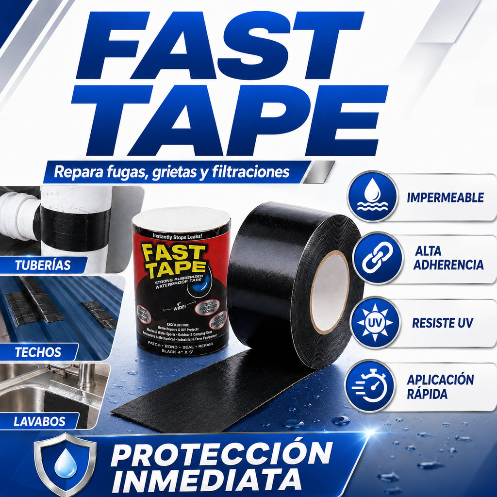 Cinta Asfáltica Impermeable Fast Tape® - 30% OFF