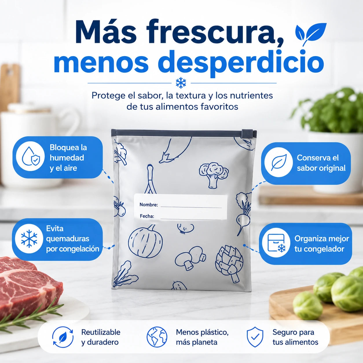 Más frescura y menos desperdicio