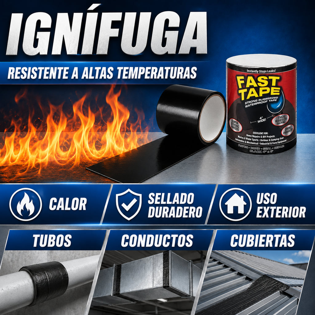 Cinta Asfáltica Impermeable Fast Tape® - 30% OFF
