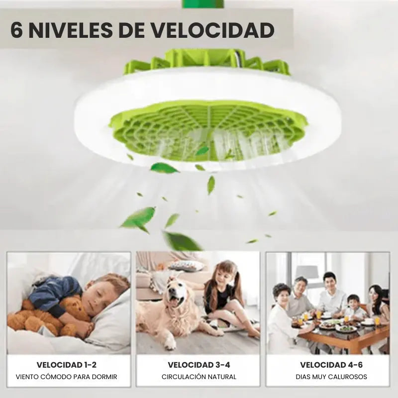 [OFERTA] Ventilador Inteligente de LED 2 en 1 TurboMax™ - [SUPER POTENTE]